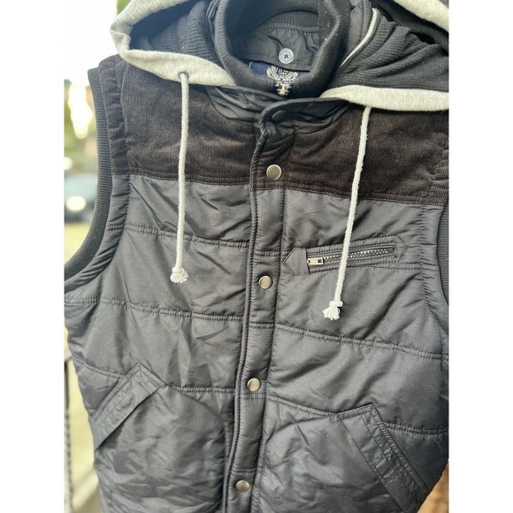 American Rag Men’s Puffer Vest Removable Hood M - Picture 4 of 6